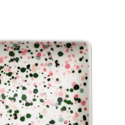 A5 lautanen 15x21cm Helle pinkki-vihreä