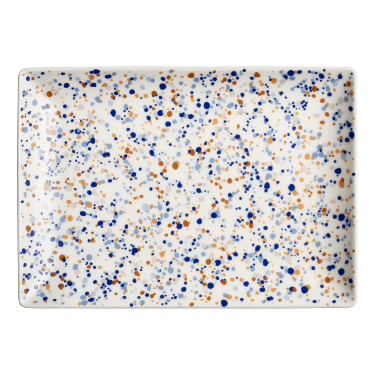 A4 lautanen 21x29cm Helle sini-ruskea