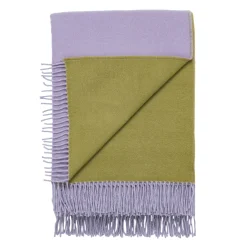 Huopa 130x180mm lila-oliivi