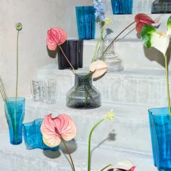 Korkea maljakko 120x260mm kirkas