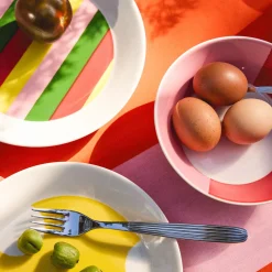 Kulho 17cm 2-väri pinkki-punainen