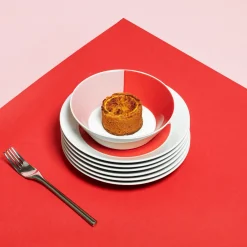 Kulho 17cm 2-väri pinkki-punainen