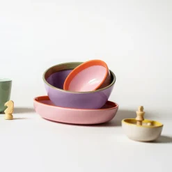 Kulho/lautanen 22cm beige-keltainen