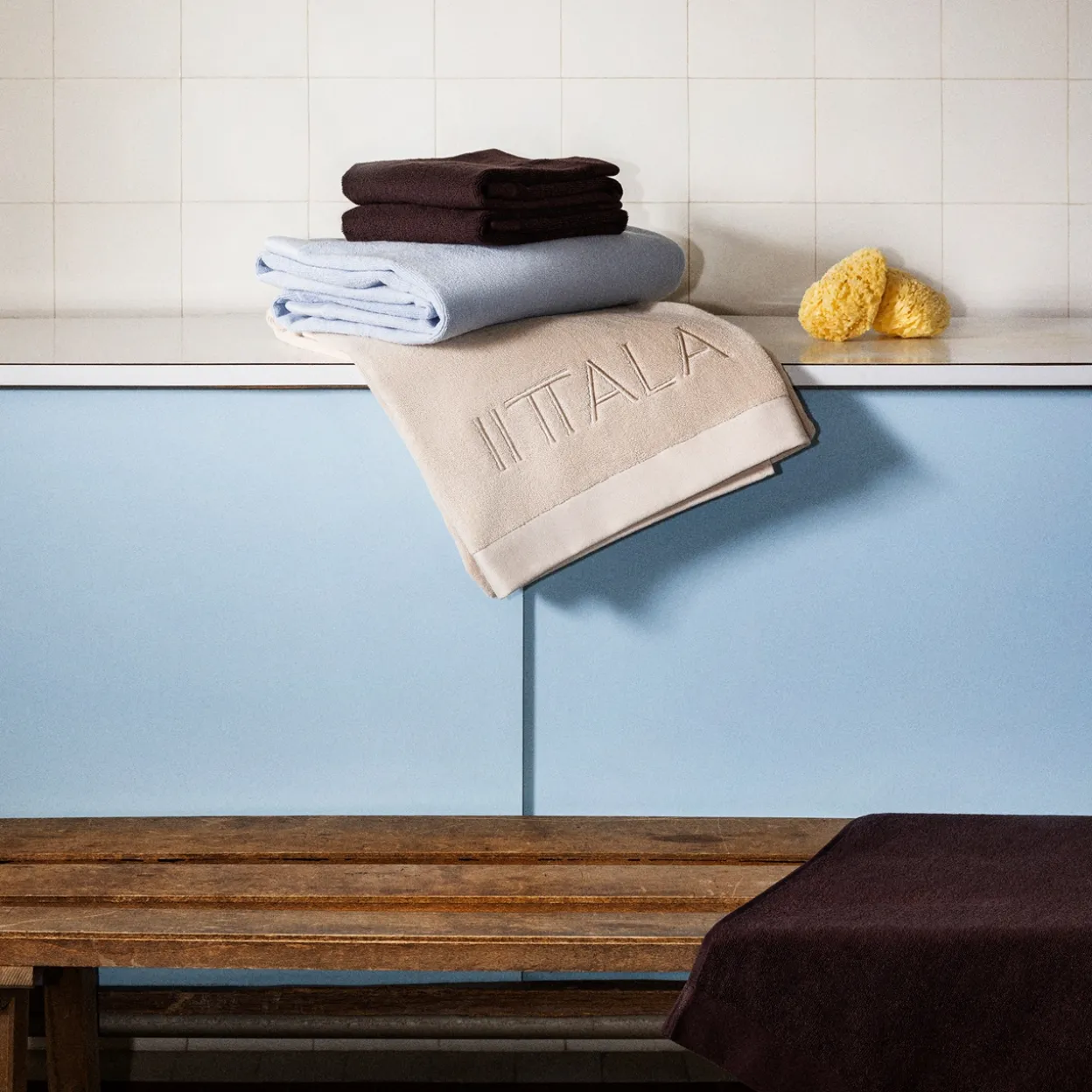 Kylpypyyhe 100x150 cm hiekka