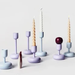 Kynttilänjalka 183mm vedensininen