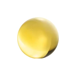 Lasipallo 5cm auringonkeltainen