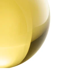 Lasipallo 8cm auringonkeltainen