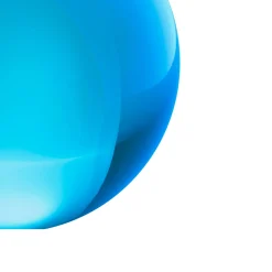 Lasipallo 5cm sähkönsininen