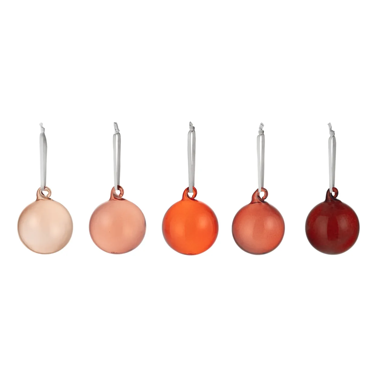 Lasipallo 40mm punainen 5kpl