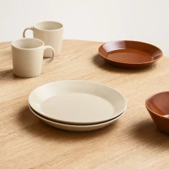 Lautanen 23cm pellava