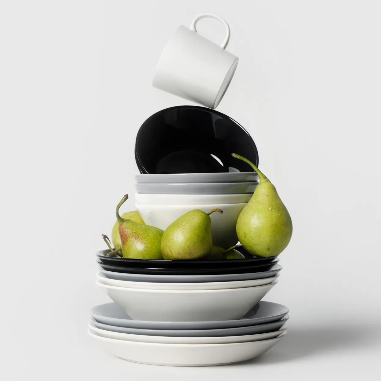 Lautanen 23cm valkoinen