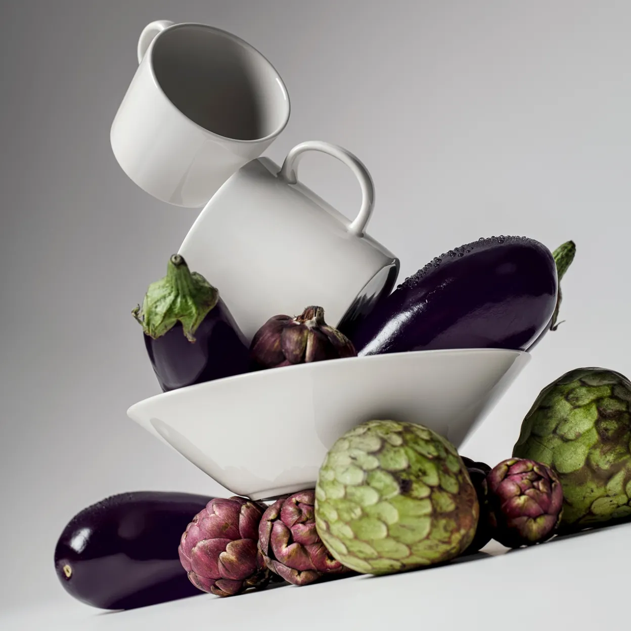 Lautanen syvä 21cm valkoinen