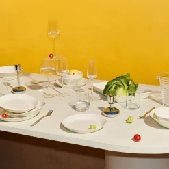 Lautanen syvä 21cm valkoinen