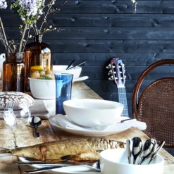 Lautanen syvä 18cm valkoinen