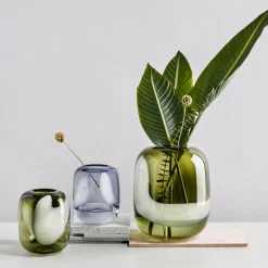 Maljakko 320mm sammaleenvihreä/opaali