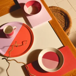 Muki 0,35L 2-väri pinkki-punainen