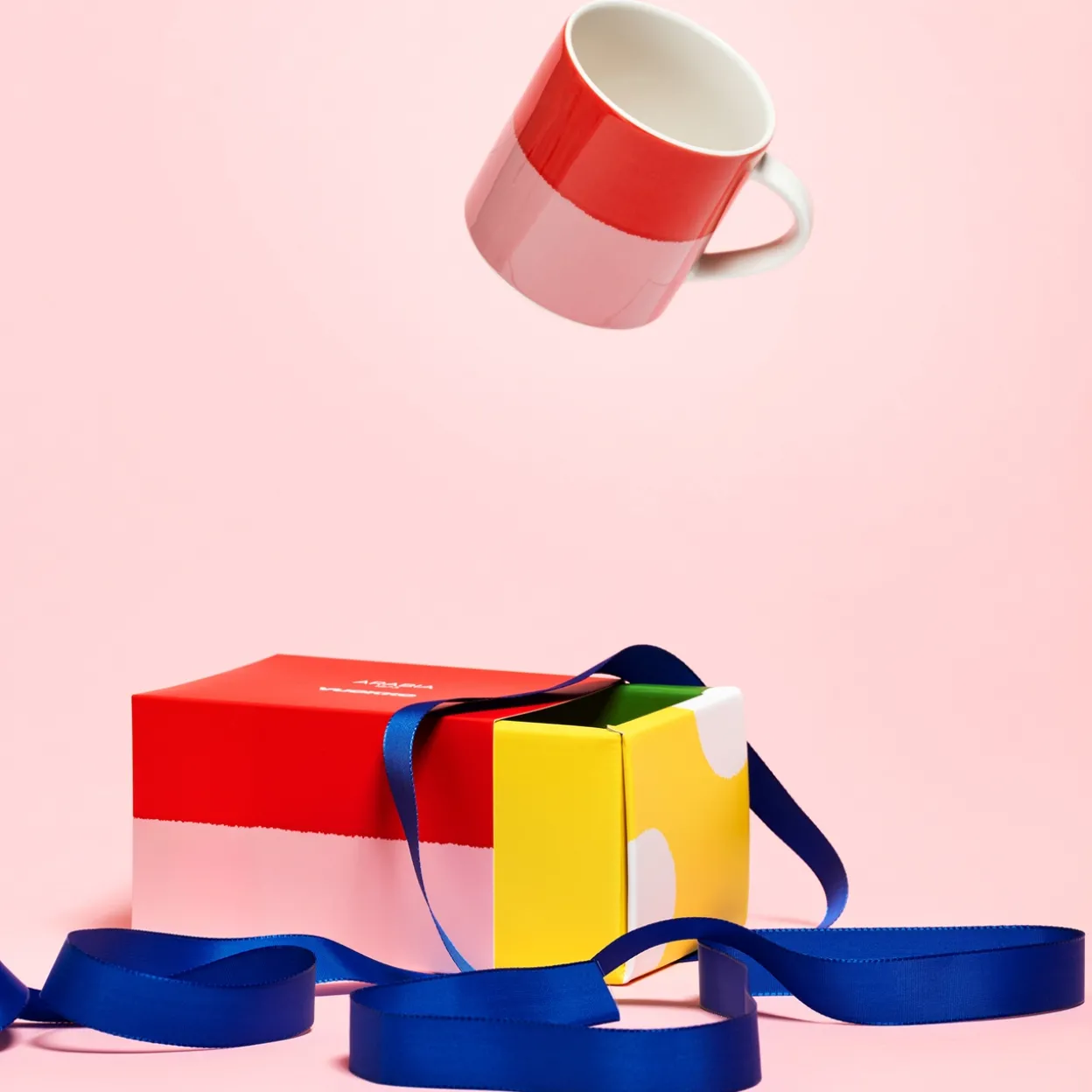 Muki 0,35L 2-väri pinkki-punainen