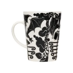 Muki 0,4L Yö musta ja valkoinen, lahjapakkaus