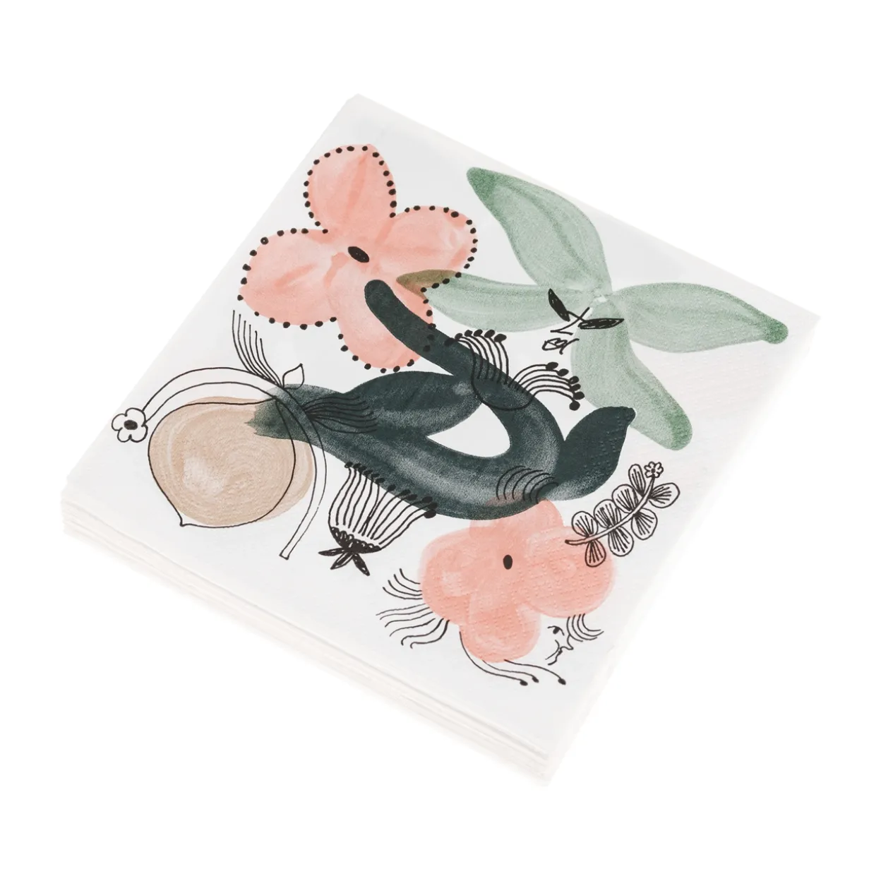 Paperiservetti 33x33cm 20kpl vihreä