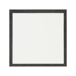 Paperiservetti 33x33cm luonnonvalkoinen-musta