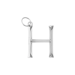 Riipus kirjain H 5cm metalli