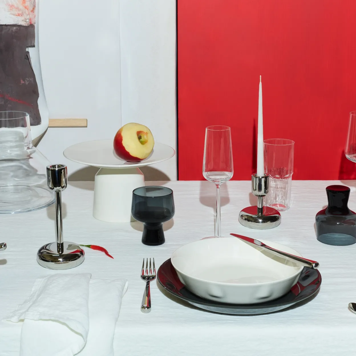 Syvä lautanen 22cm valkoinen